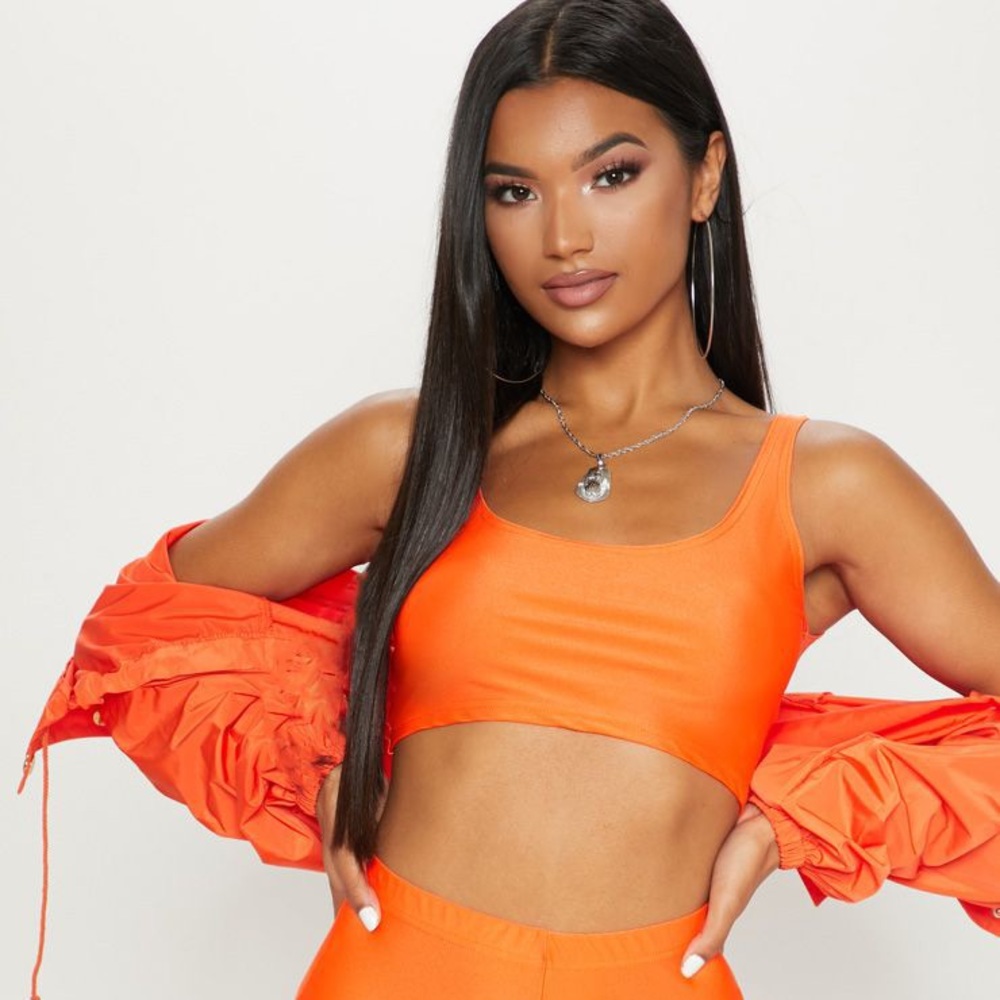 Orange Crop Top
